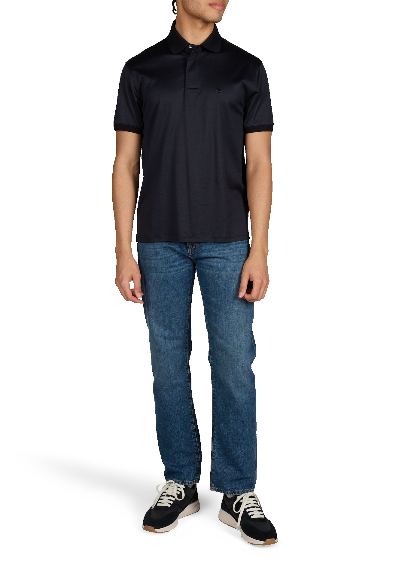 Short-sleeve polo shirt EMPORIO ARMANI Blue