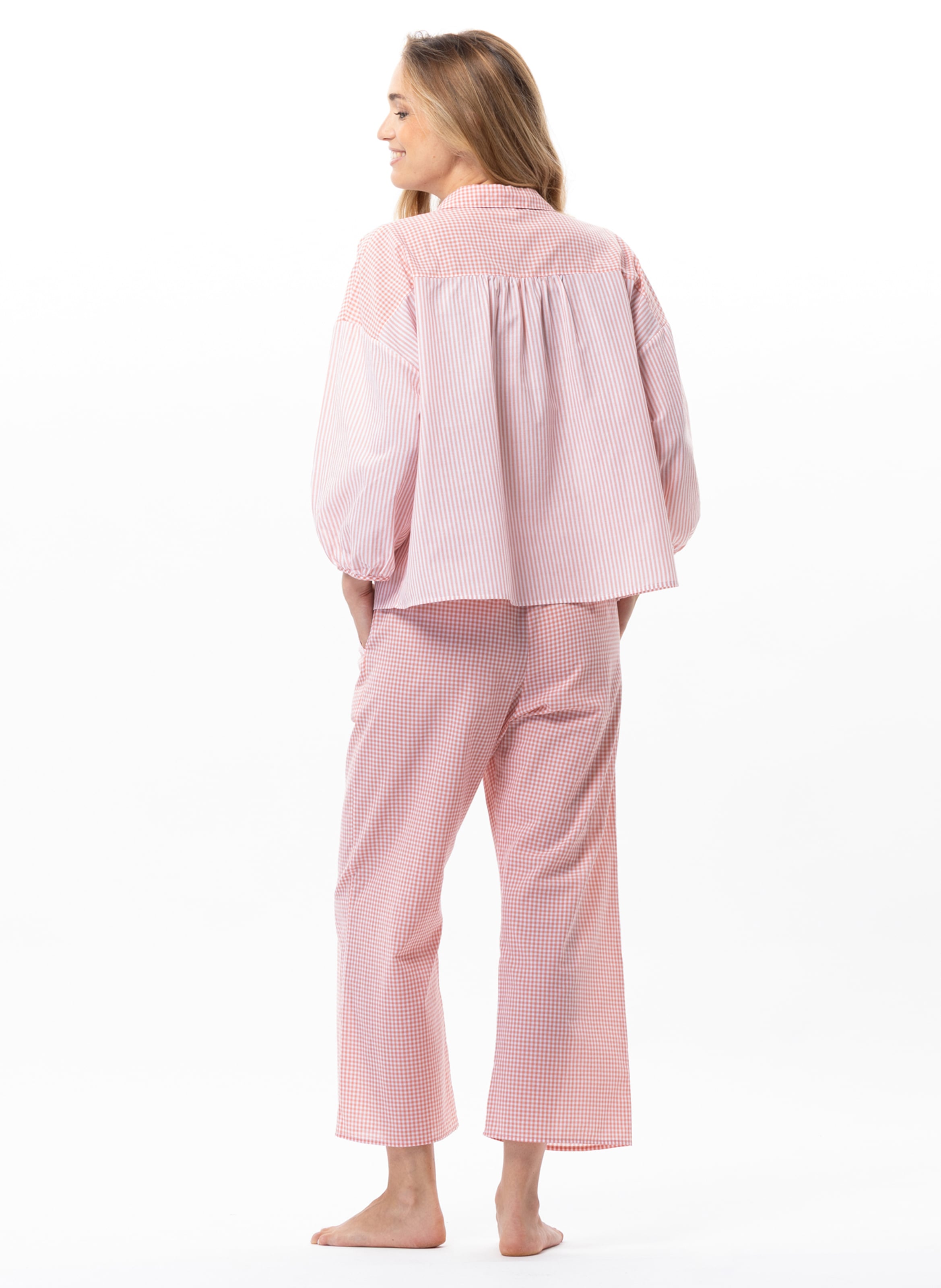 Pyjama boutonné en coton patio 206 LE CHAT Multicolore