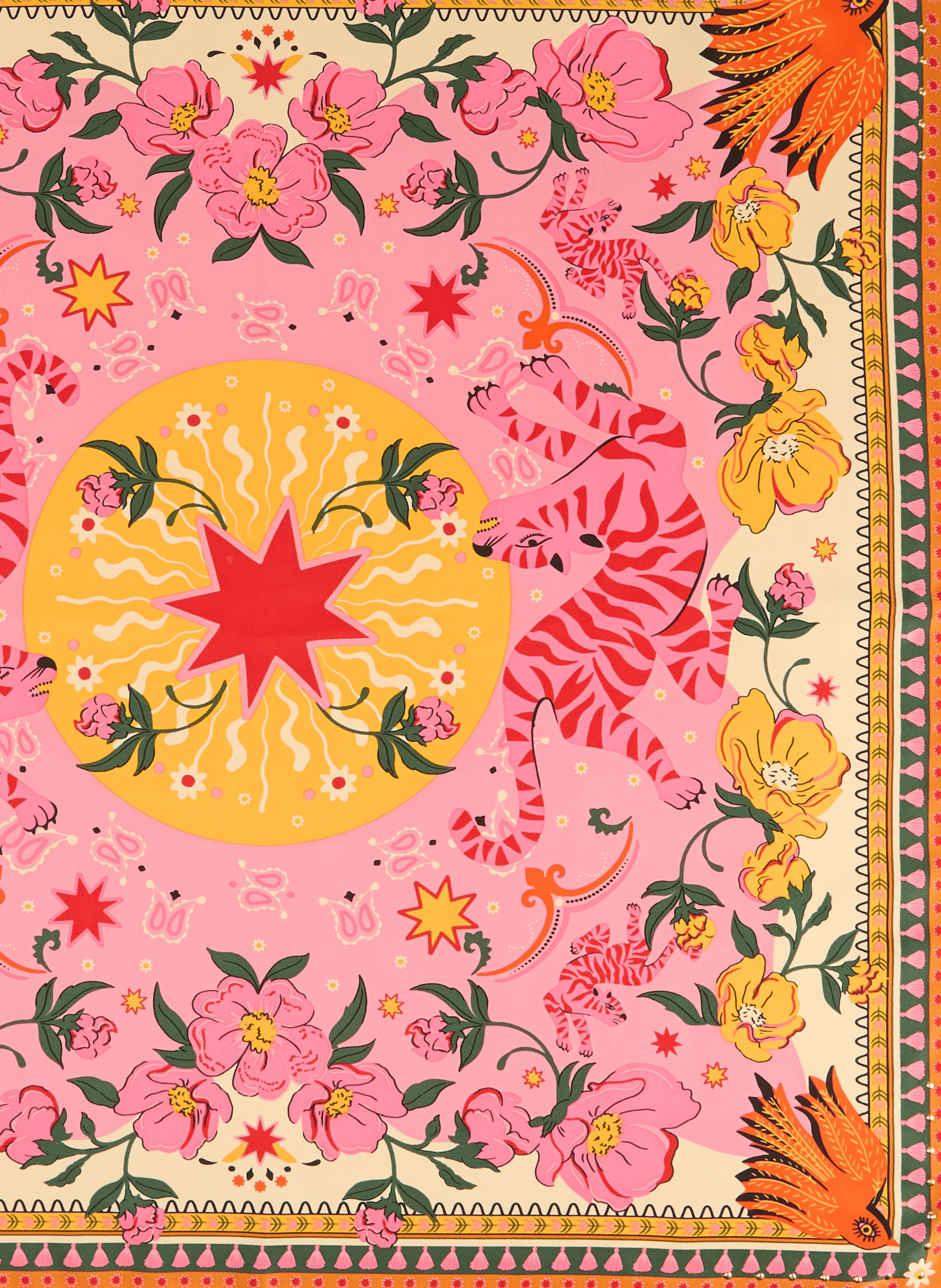 Foulard imprimé Bandidas WILD Rose