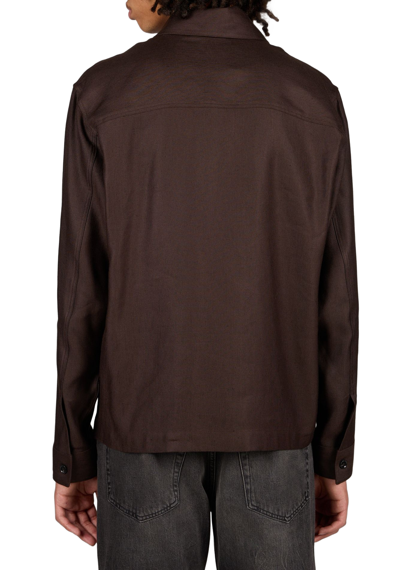 Zip jacket with classic collar NN.07 Brown