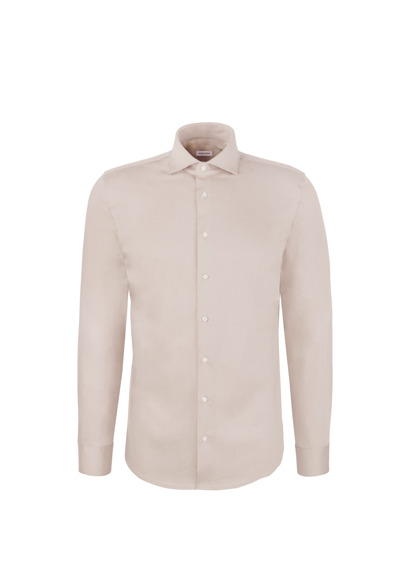 Slim shirt with pocket SEIDENSTICKER Beige