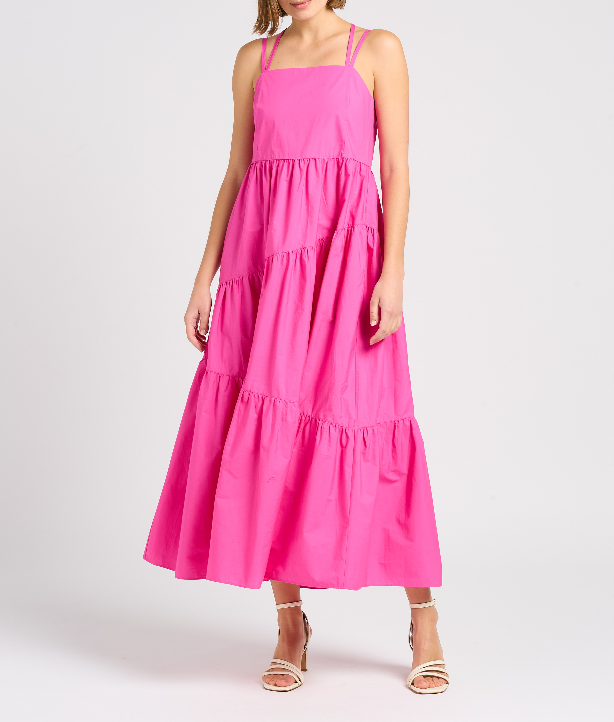 Davina leather high heel sandals BOBBIES White