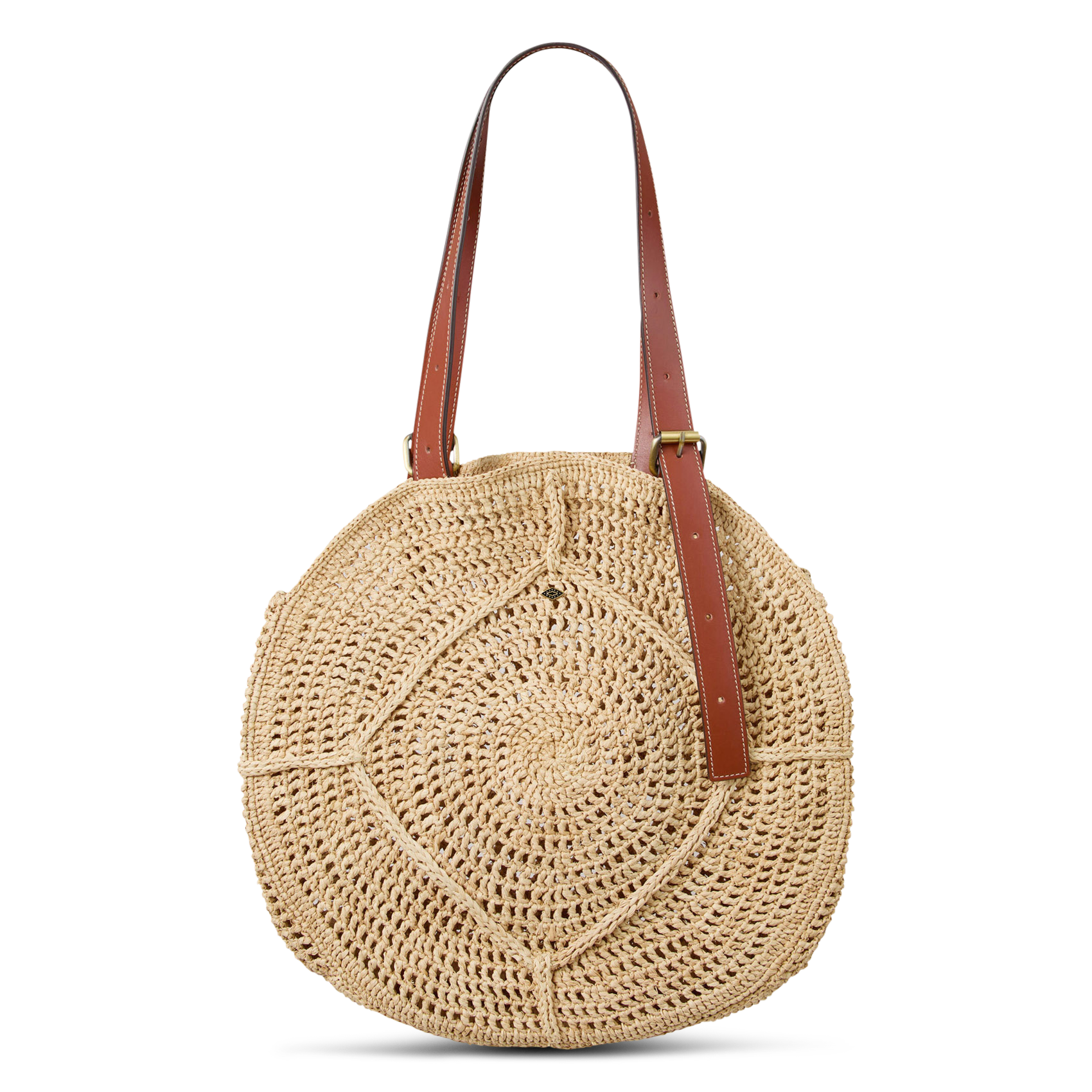 Panier en raphia palma BA&SH Beige