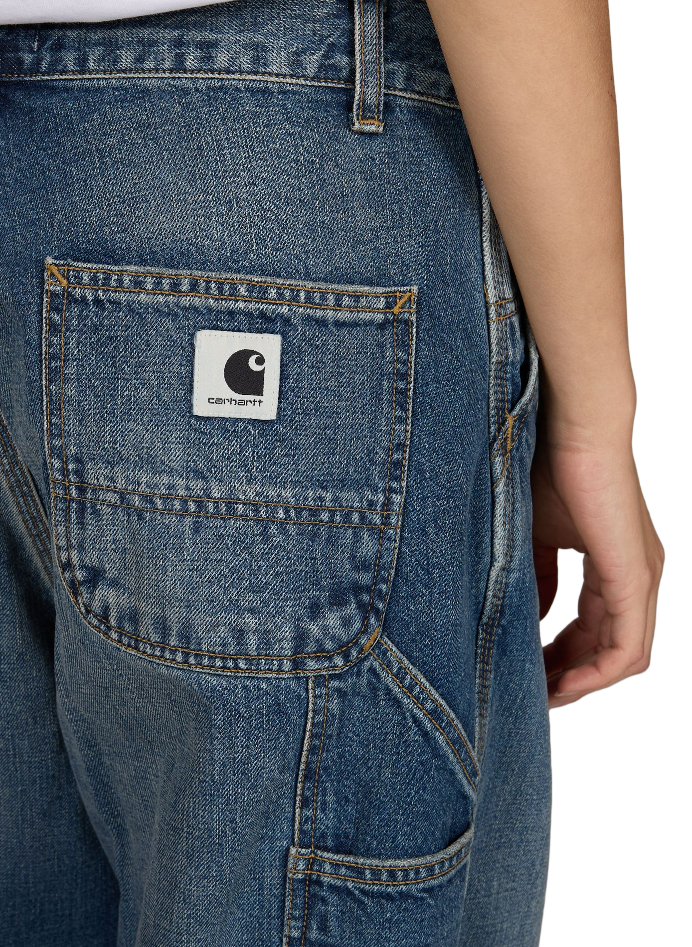 Straight cotton jeans CARHARTT WIP Blue