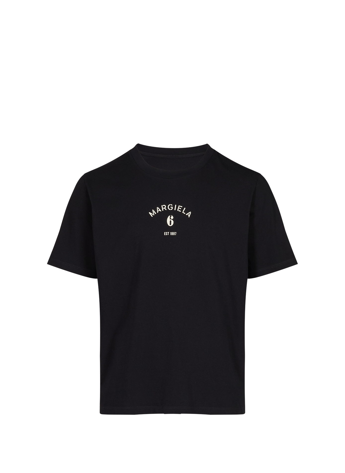 Round neck T-shirt MAISON MARGIELA Black