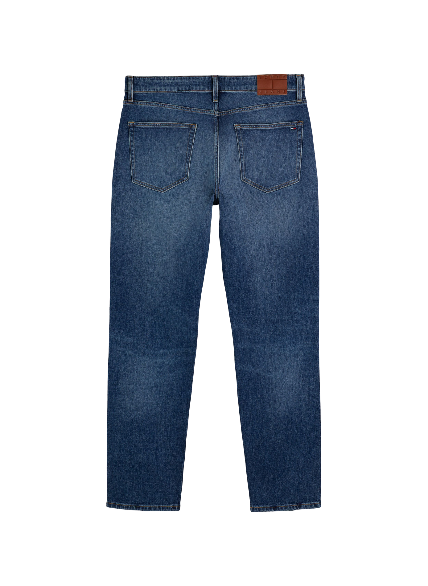 Straight-leg cotton-blend jeans TOMMY HILFIGER Blue