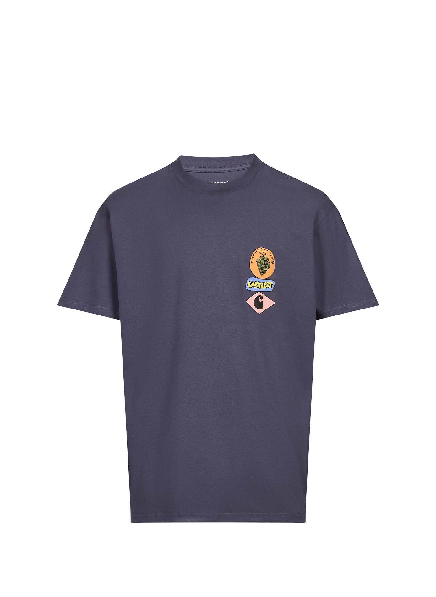 T-shirt S/S Stacked Grapes in cotton CARHARTT WIP Purple