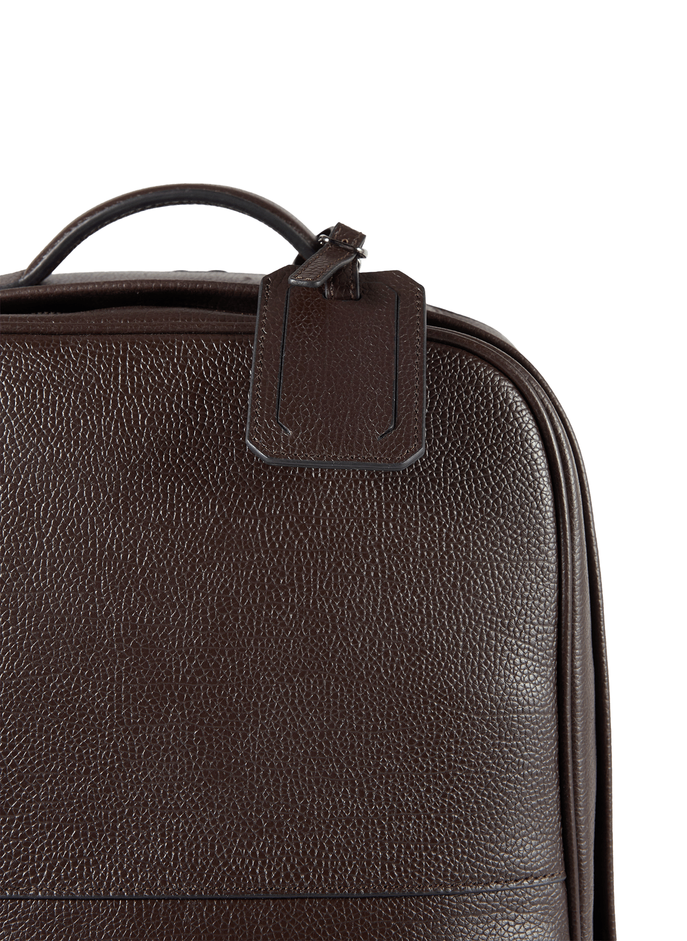 Grained leather backpack SAISON 1865 Brown
