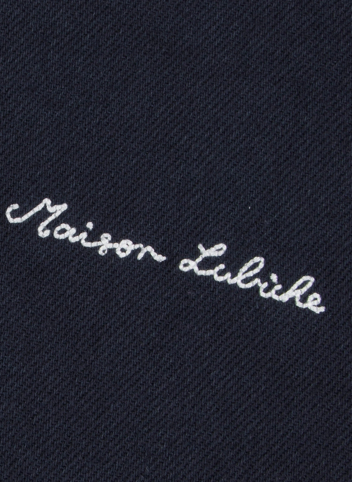 Straight jacket with cotton embroidery MAISON LABICHE Blue