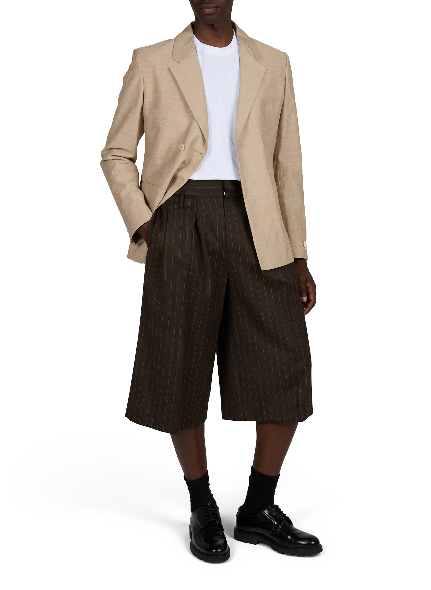 La veste Melo à épaules structurées JACQUEMUS Beige