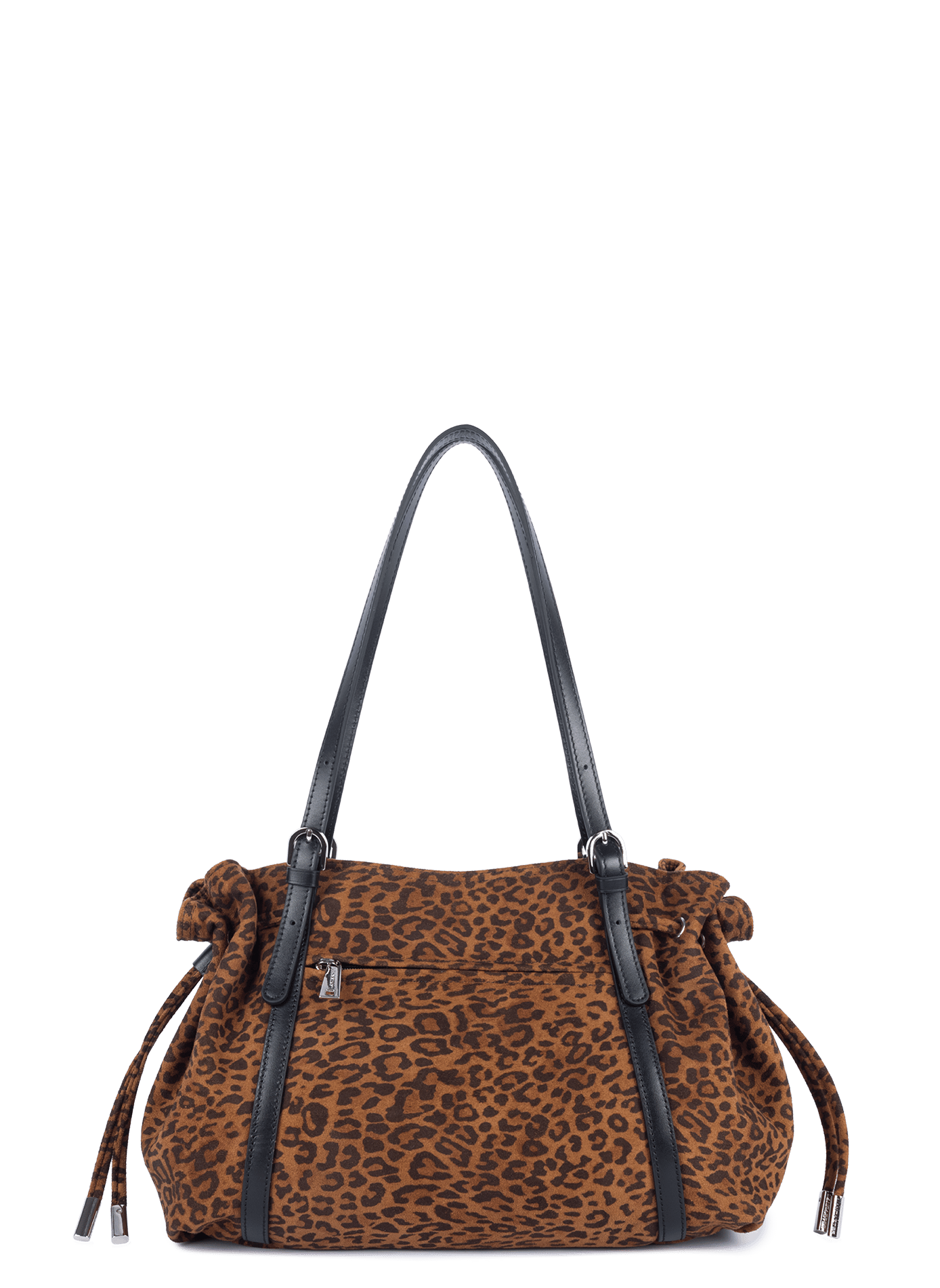Grand sac cabas épaule - velvet emma LANCASTER Marron