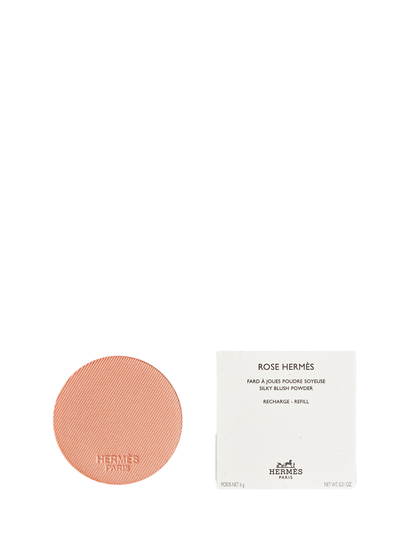 Rose Hermès, Fard a guance Silky Blush - Ricarica HERMÈS Rose doré
