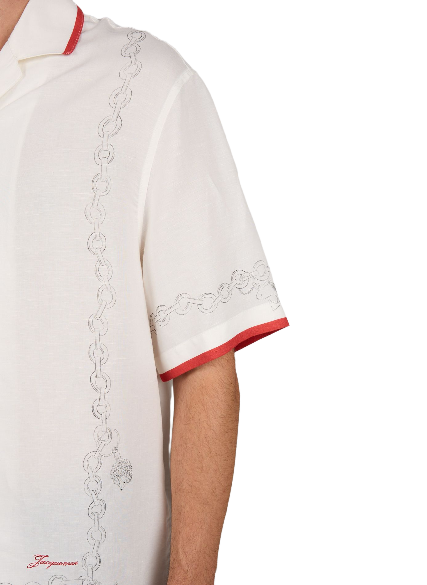 Het Cocktail katoenen overhemd JACQUEMUS Beige