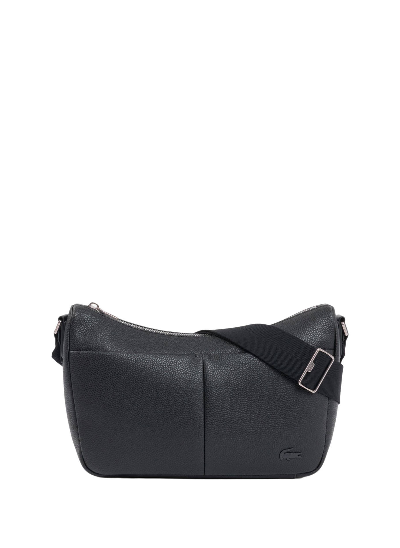 Sac bandoulière en cuir mélangé LACOSTE Schwarz