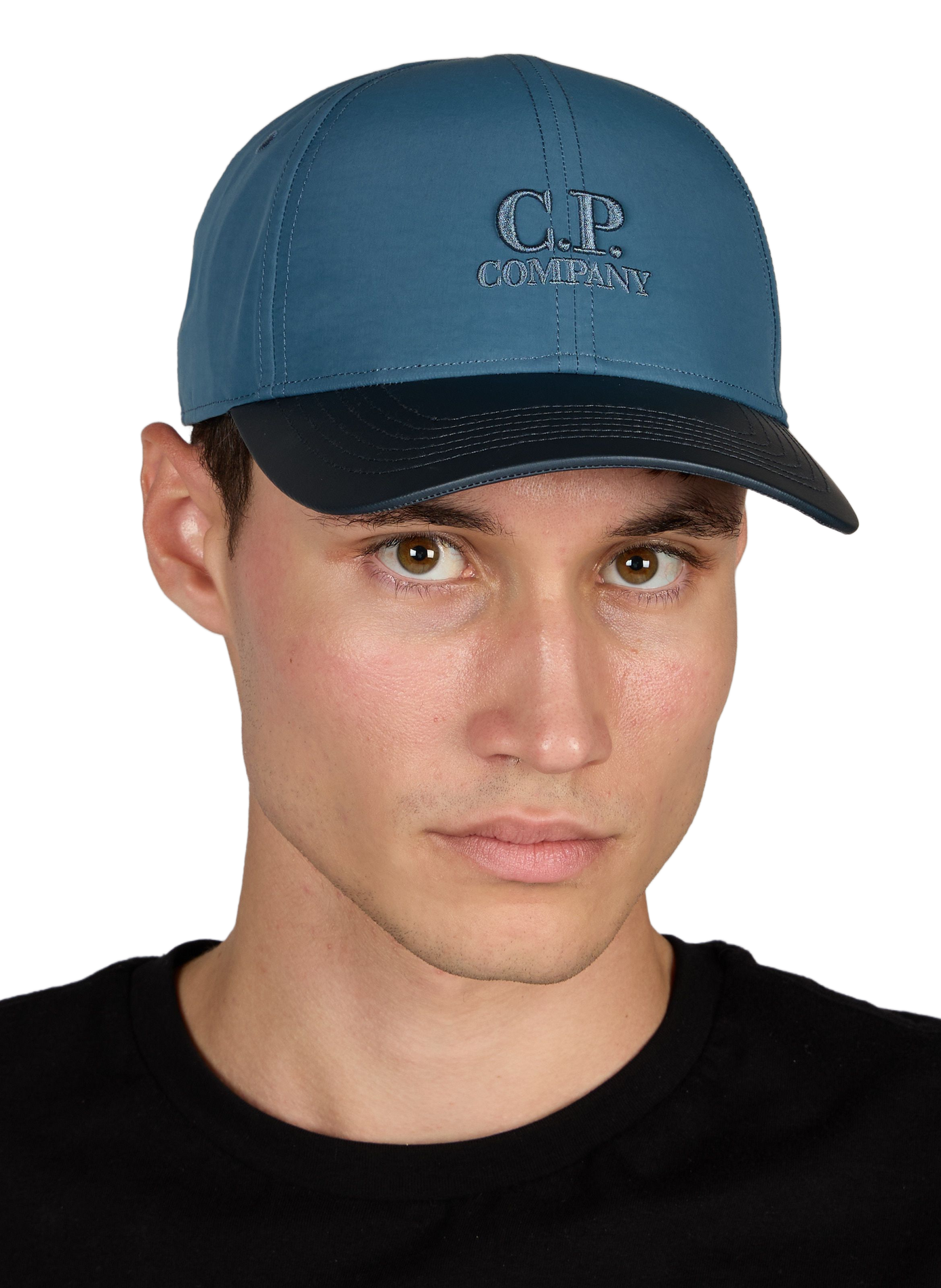 Casquette à logo brodé CP COMPANY Bleu