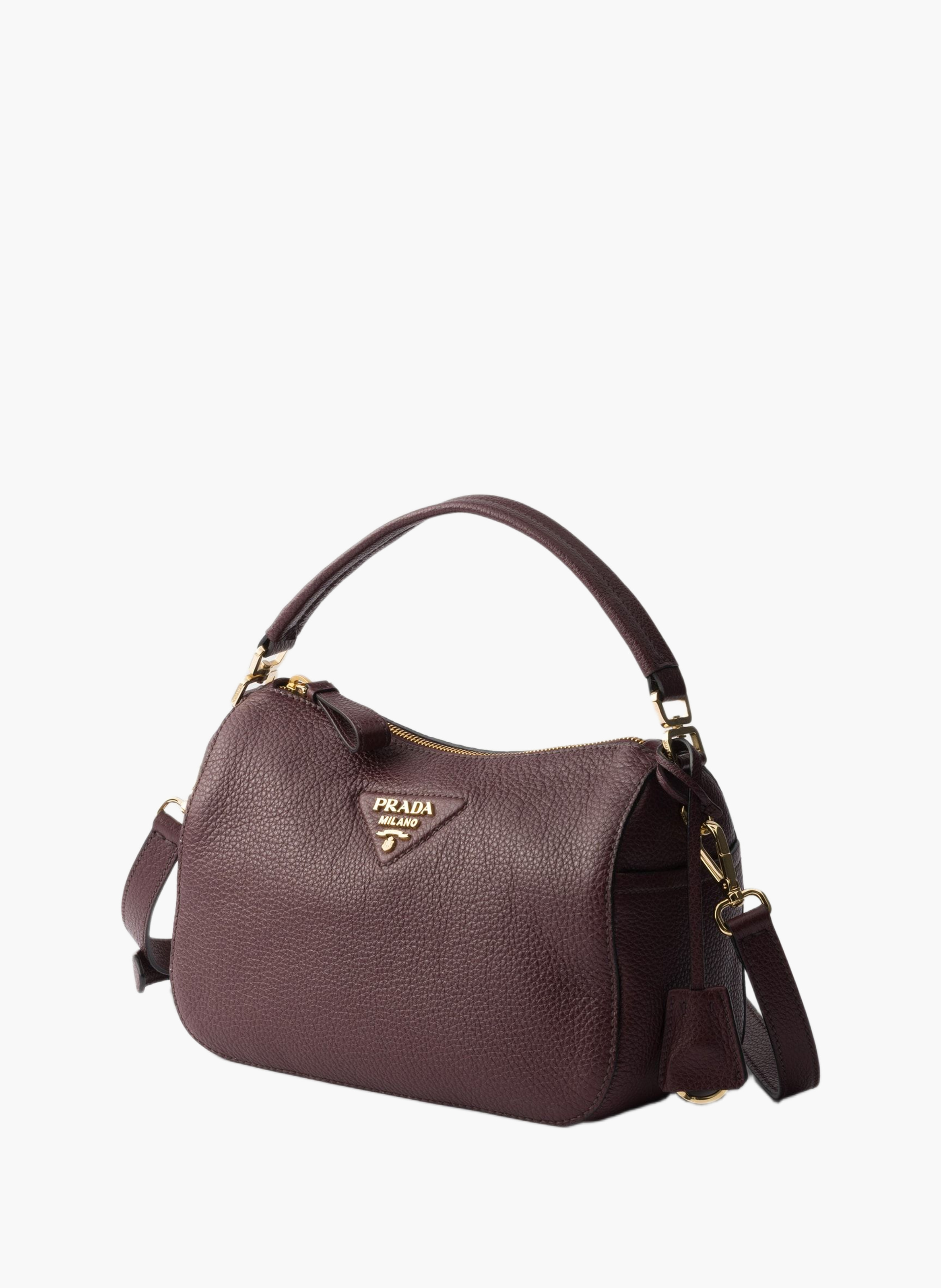 Petit sac en cuir PRADA Rouge