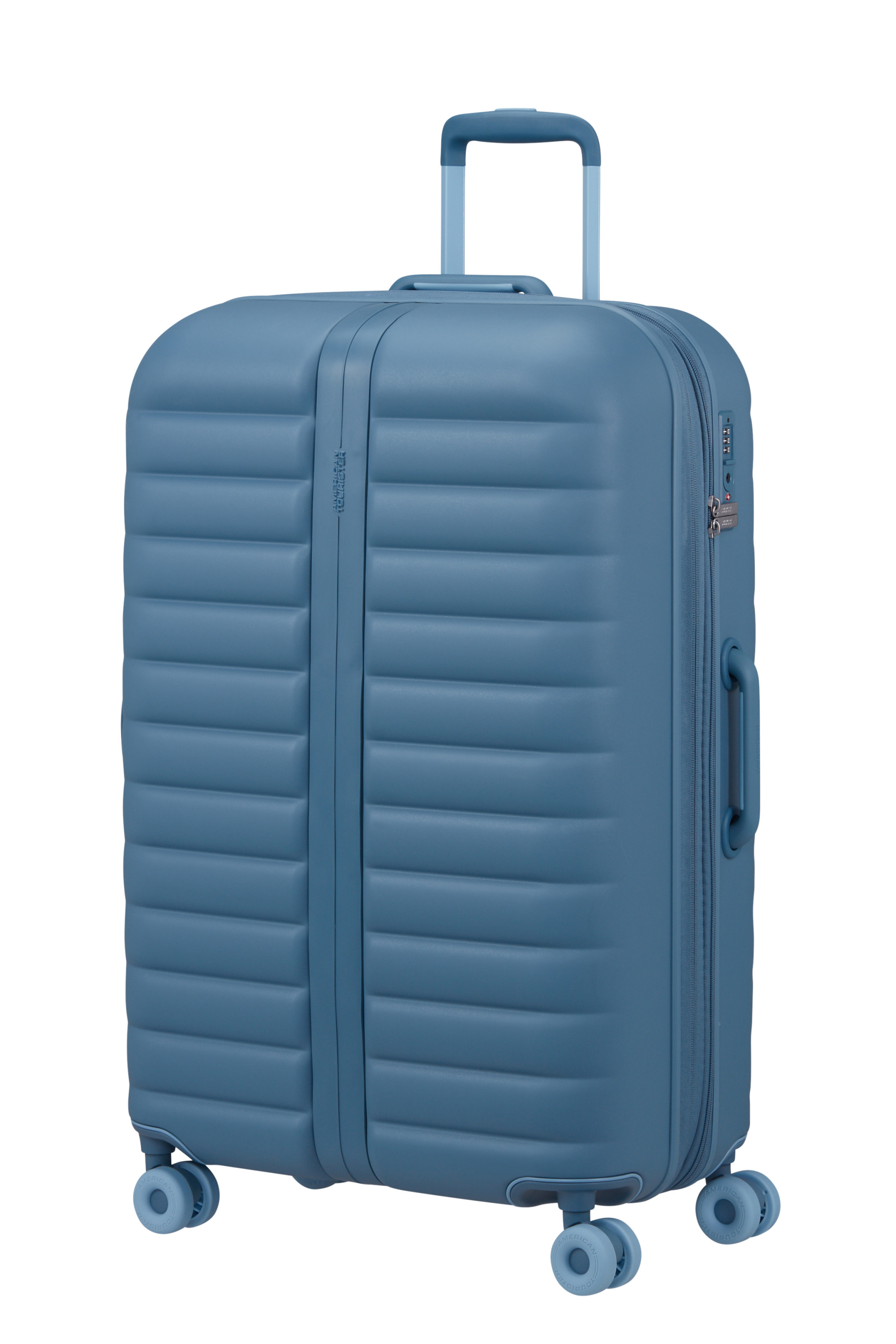 Neovibe valise 4 roues taille l AMERICAN TOURISTER Bleu