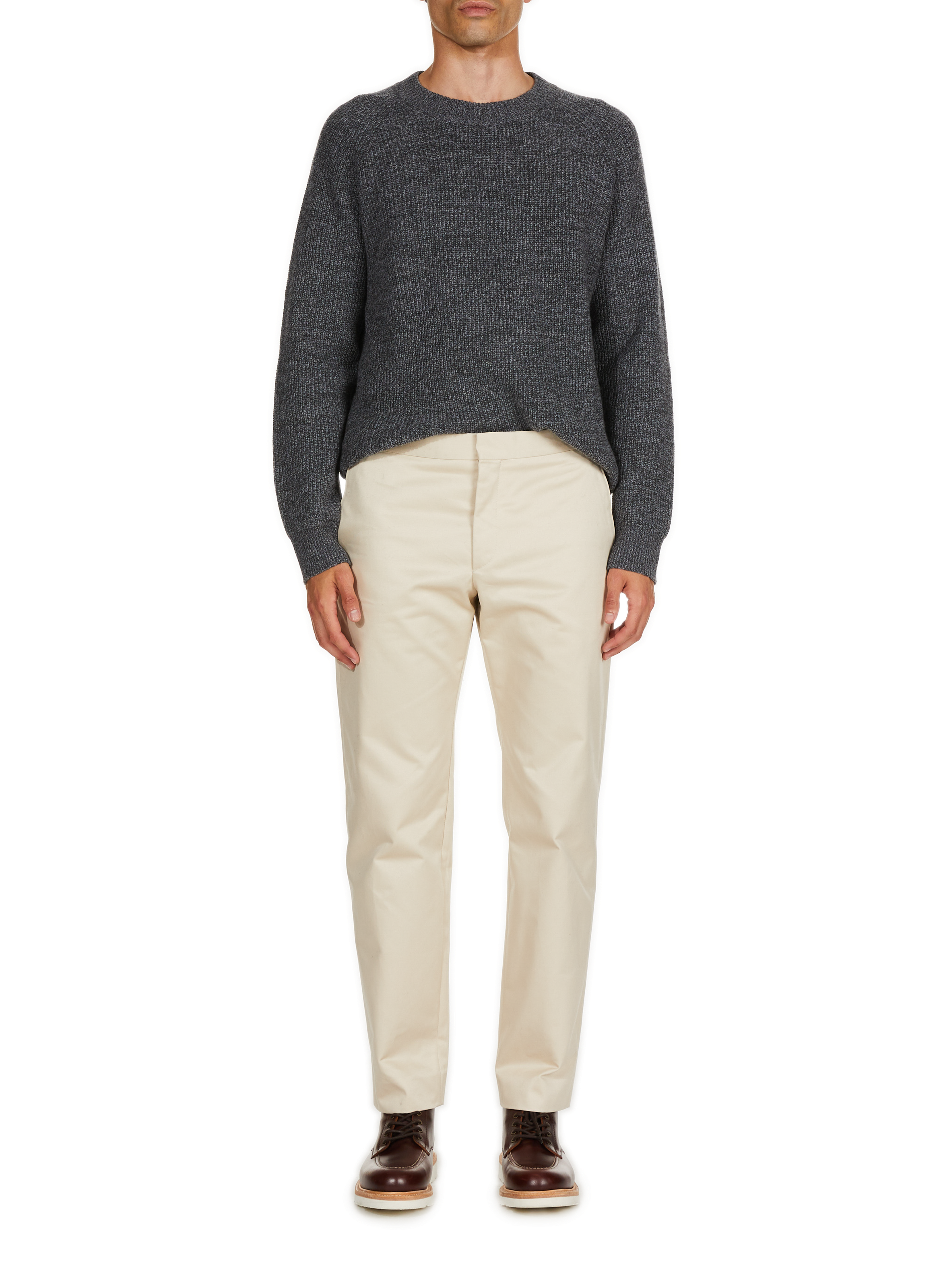 Hose aus Baumwolle, Seide und Kaschmir SAISON 1865 Beige