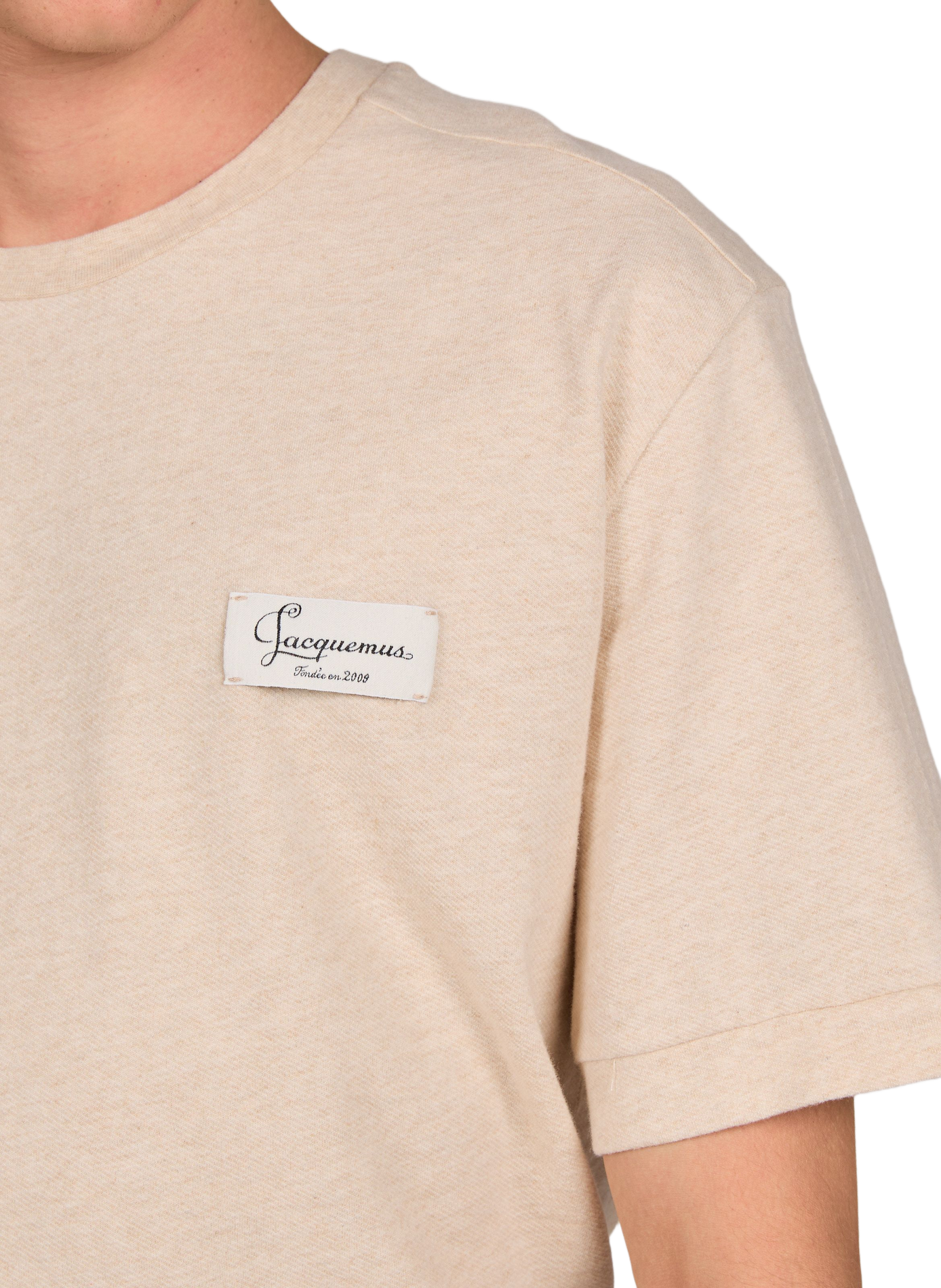 Le Montaigne cotton T-shirt JACQUEMUS Beige