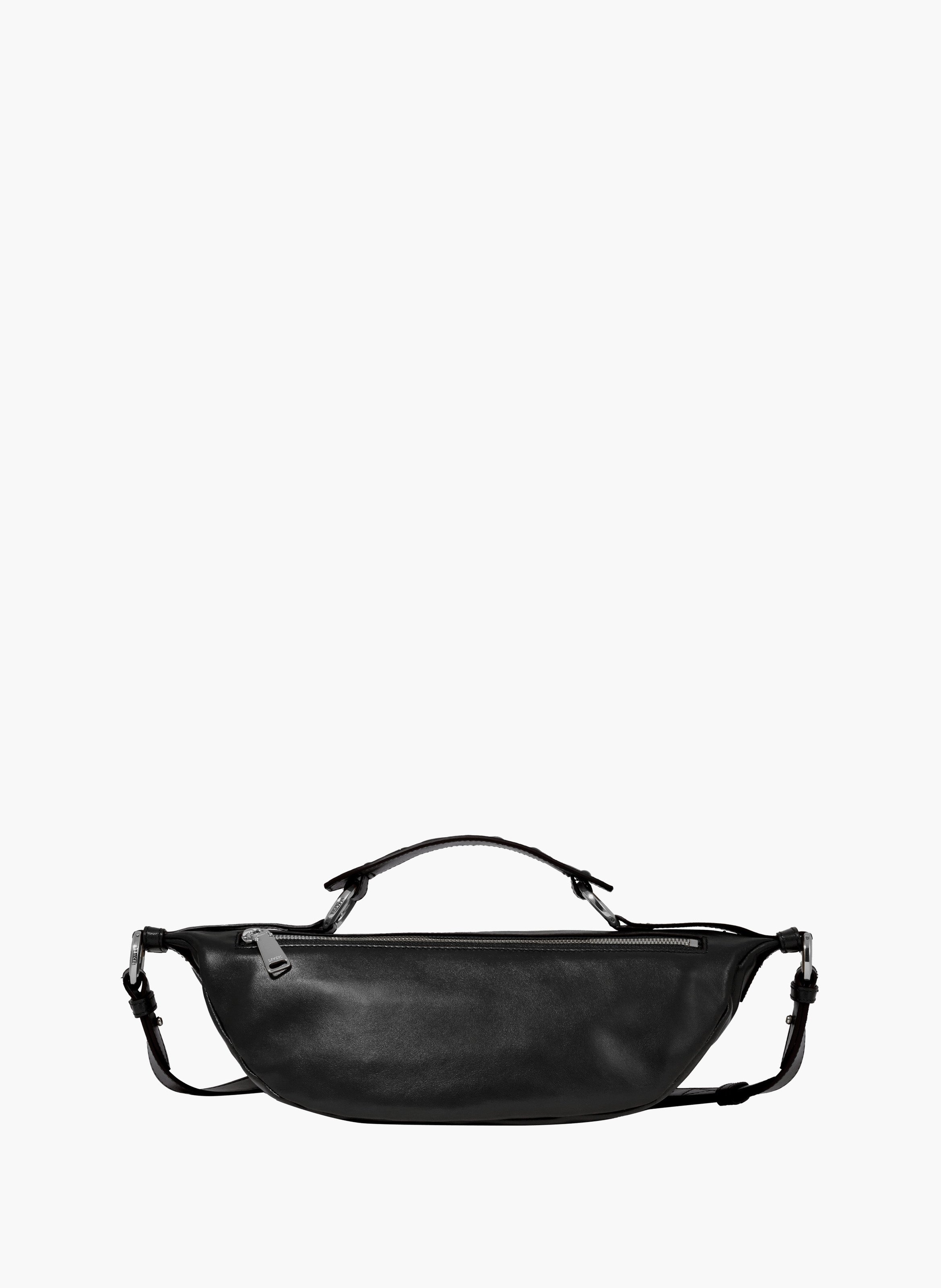 Sac porté croisé s origami de lancel en cuir LANCEL Noir