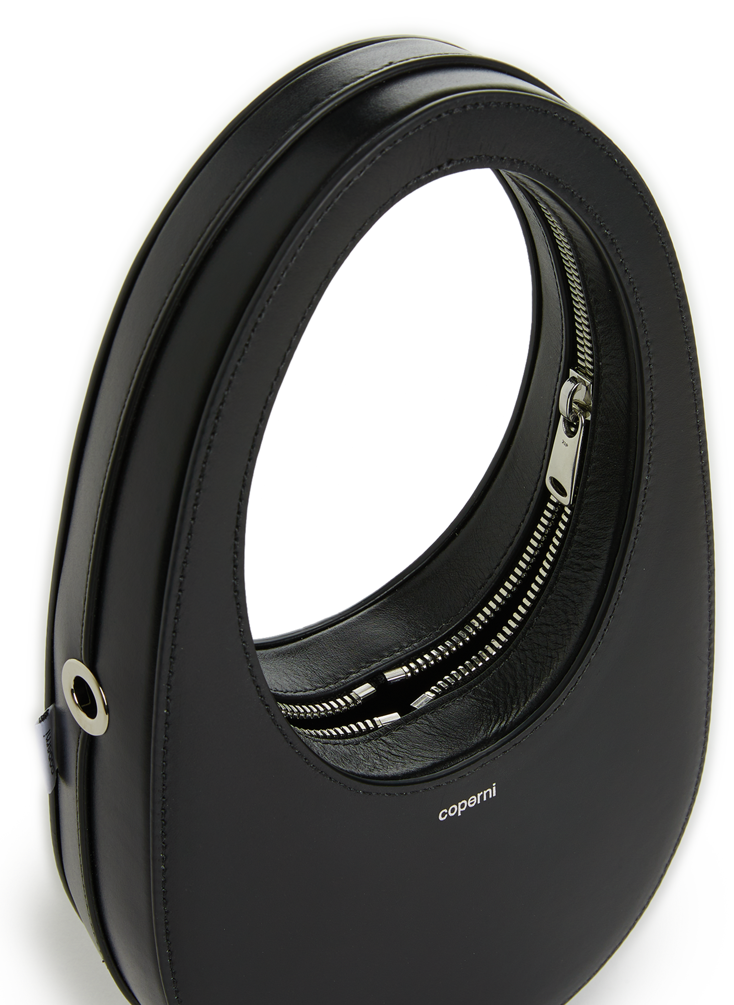 Mini Swipe handbag with leather shoulder strap COPERNI Black