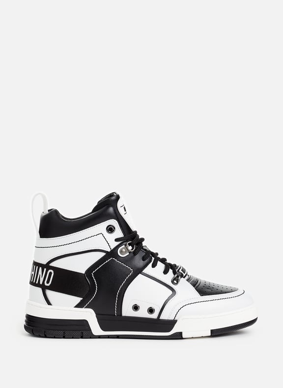 Moschino high top sneakers hotsell