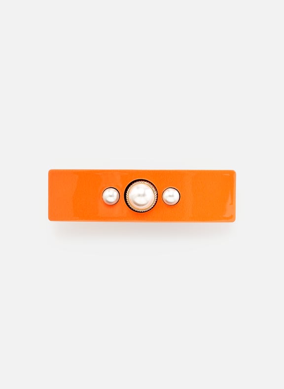 Barrette pour cheveux Orange by AU PRINTEMPS PARIS AU PRINTEMPS PARIS Barrette pour cheveux Orange
