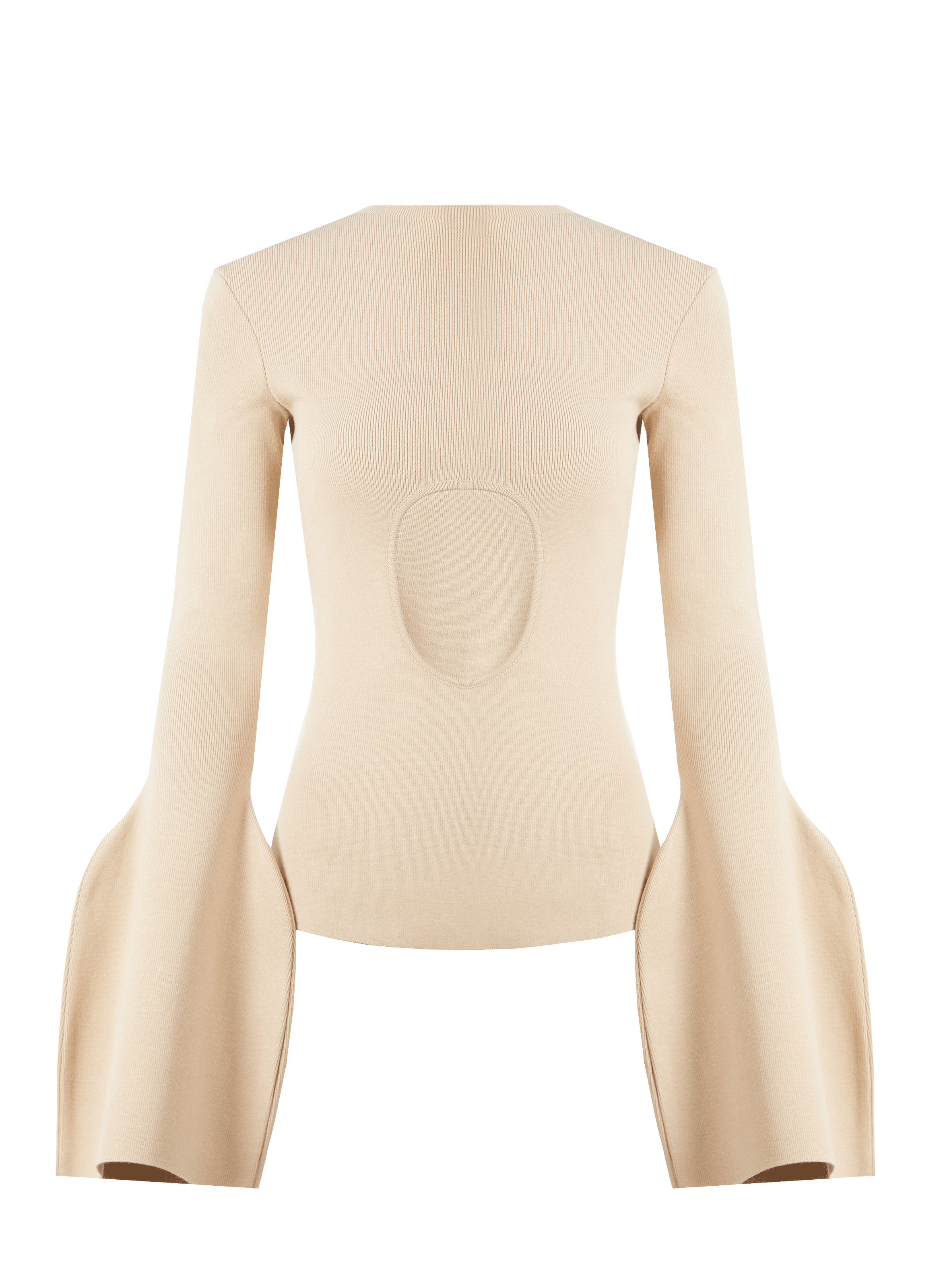 A.W.A.K.E. MODE Pull ajouré en viscose Beige