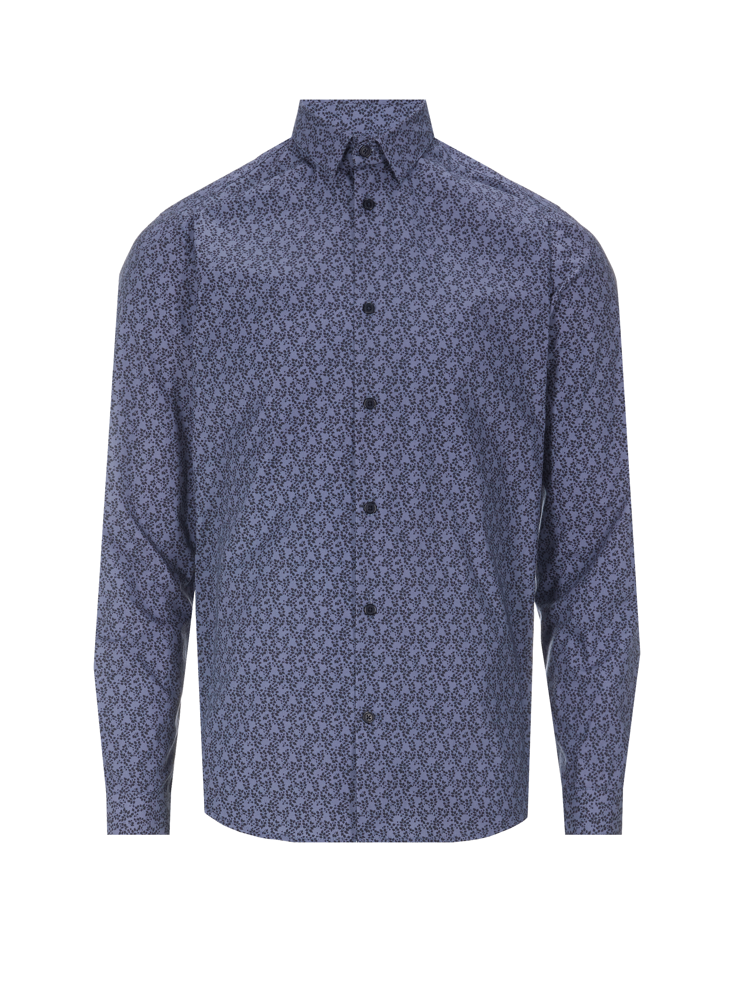Cotton patterned shirt AU PRINTEMPS PARIS Blue