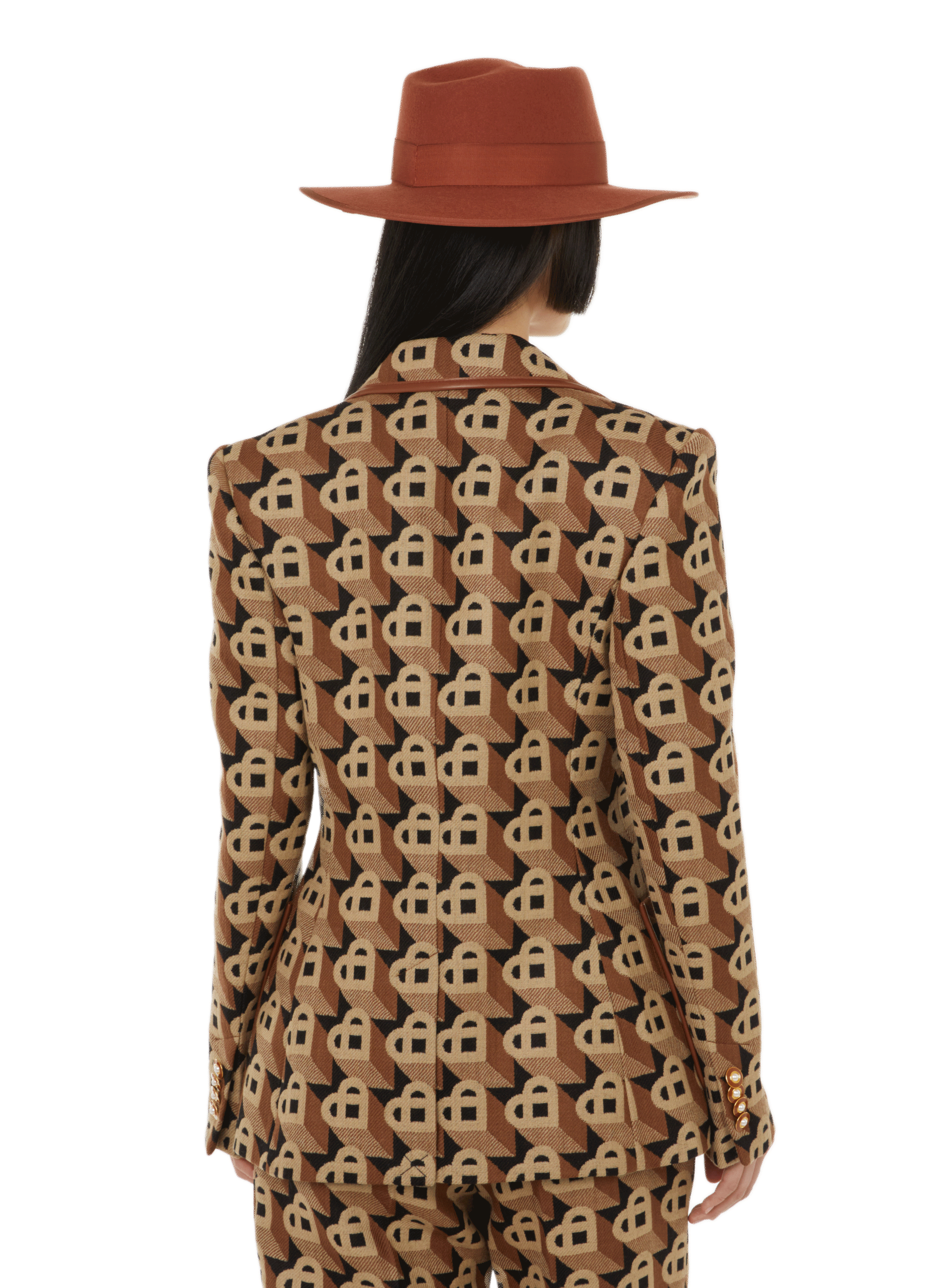 Veste blazer logotype  CASABLANCA PARIS Marron