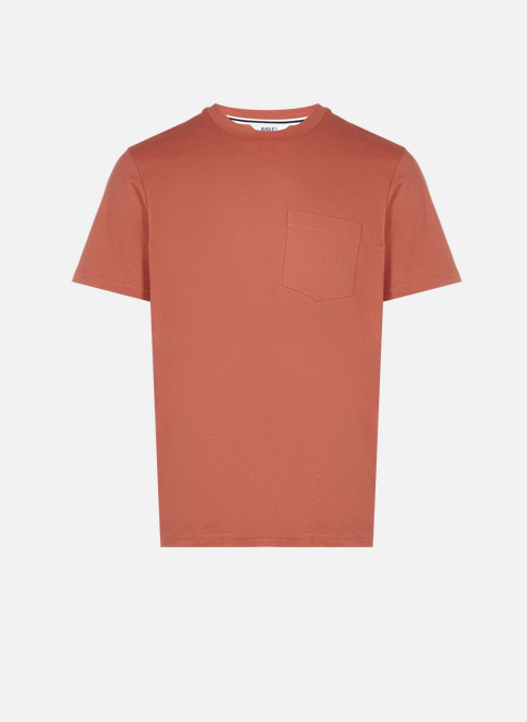 Schlichtes Baumwoll-T-Shirt RotAIGLE 