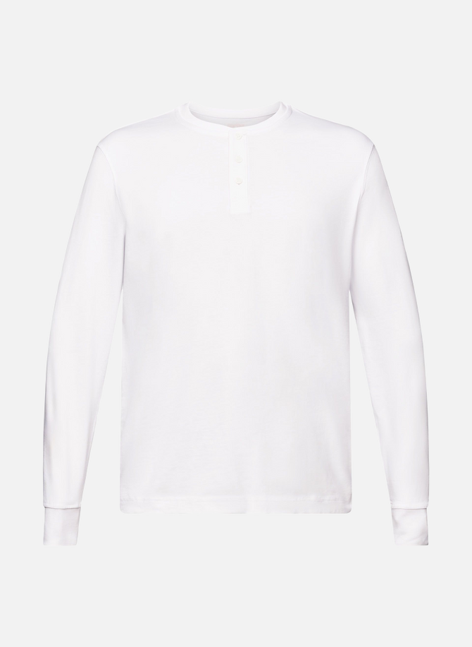 Long-sleeved cotton T-shirt ESPRIT