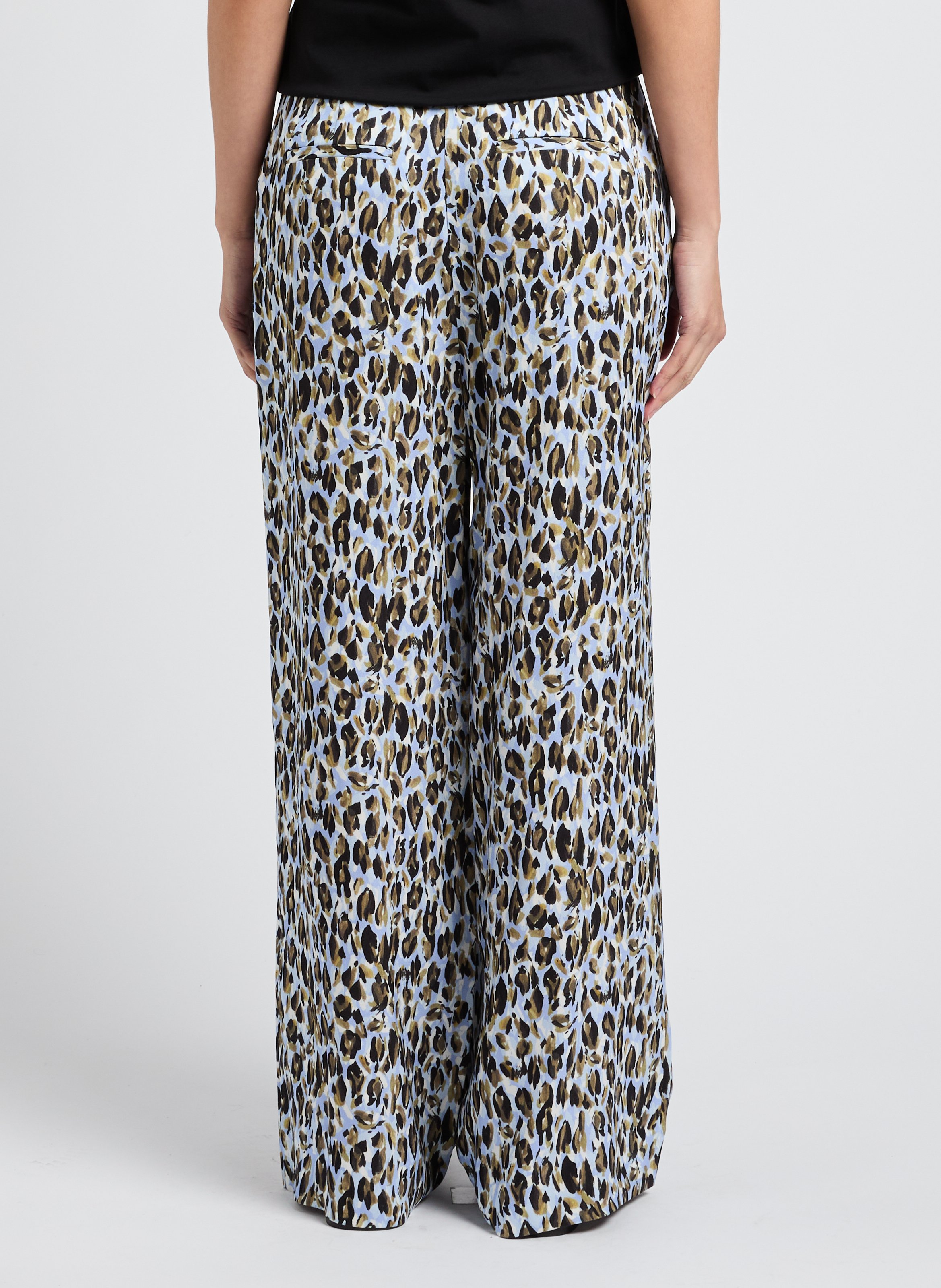 Pantalon palazzo fluide VOCK SAISON 1865 Multicolore