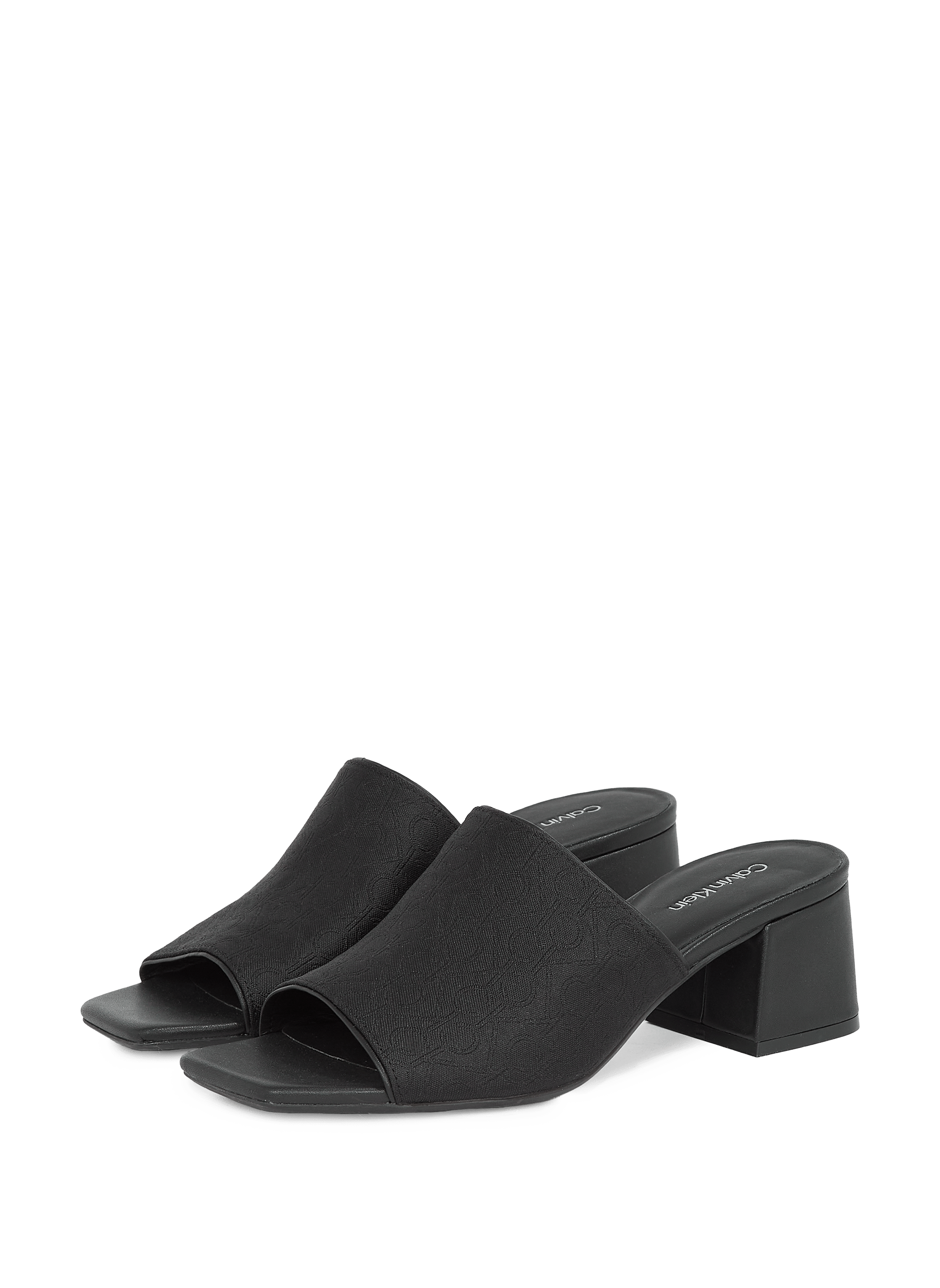Mules à logo CALVIN KLEIN Noir
