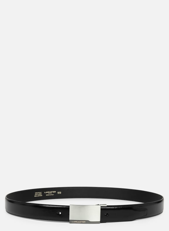 Ceinture - ceinture cuir lisse homme Noir by LANCASTER LANCASTER Ceinture - ceinture cuir lisse homme Noir