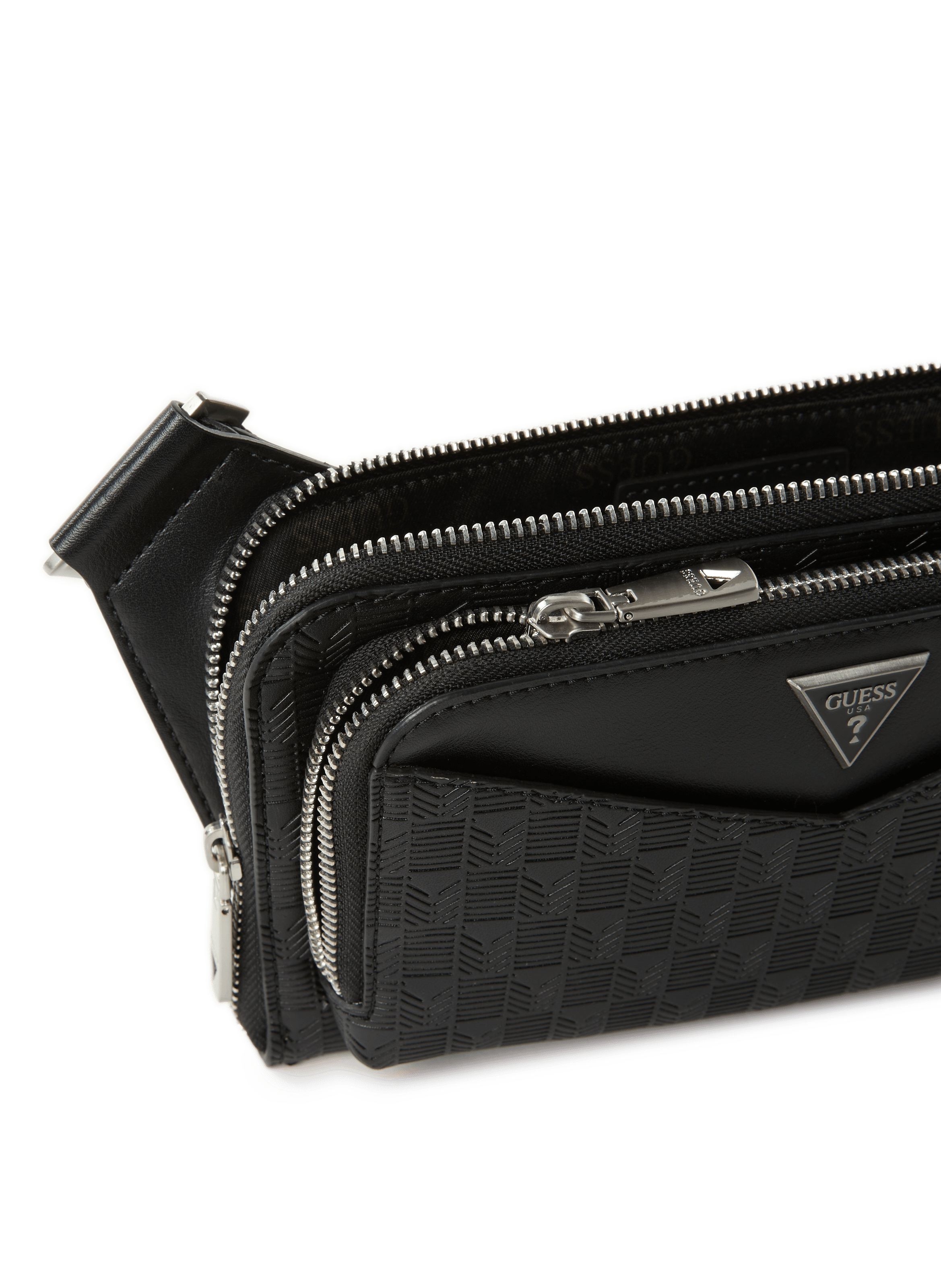 Sac banane texturé  GUESS Noir