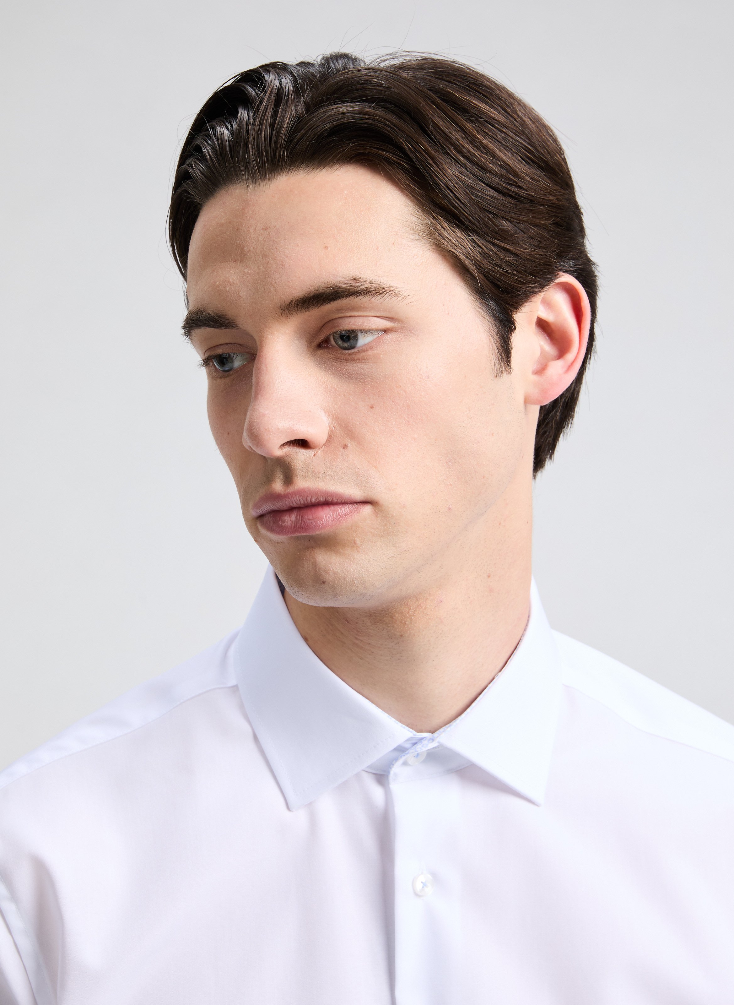 Chemise regular en coton SEIDENSTICKER Blanc