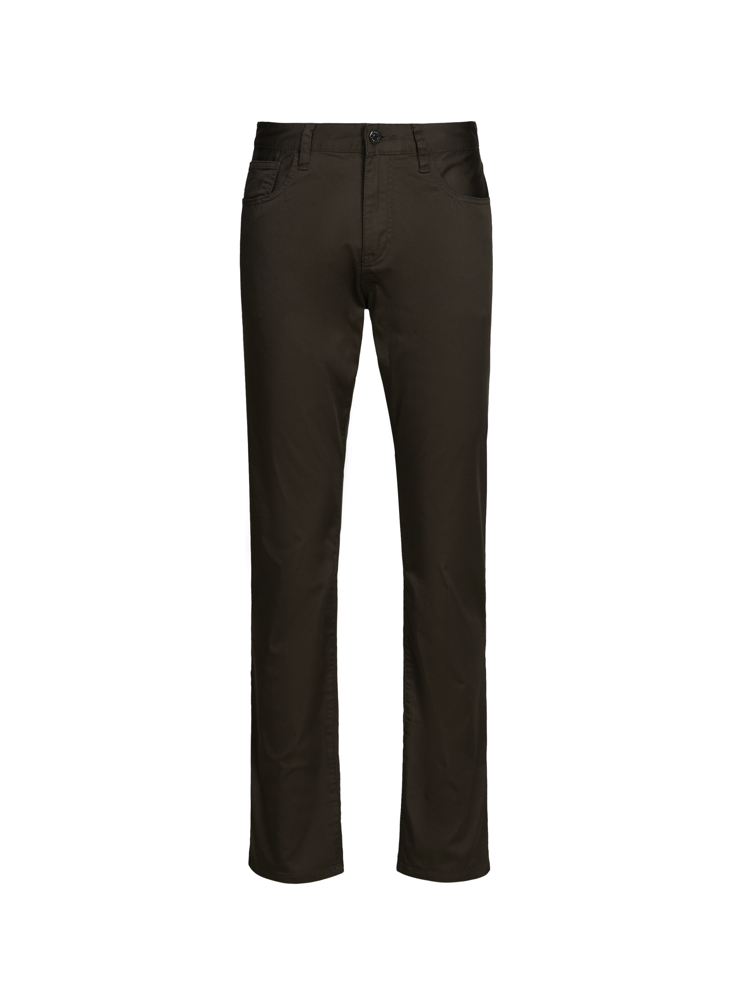 Bedford slim-fit cotton trousers ARMANI EXCHANGE Brown