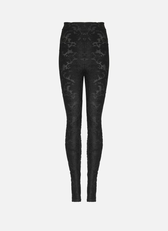 Legging à motif baroque Noir by BALMAIN BALMAIN Legging à motif baroque Noir