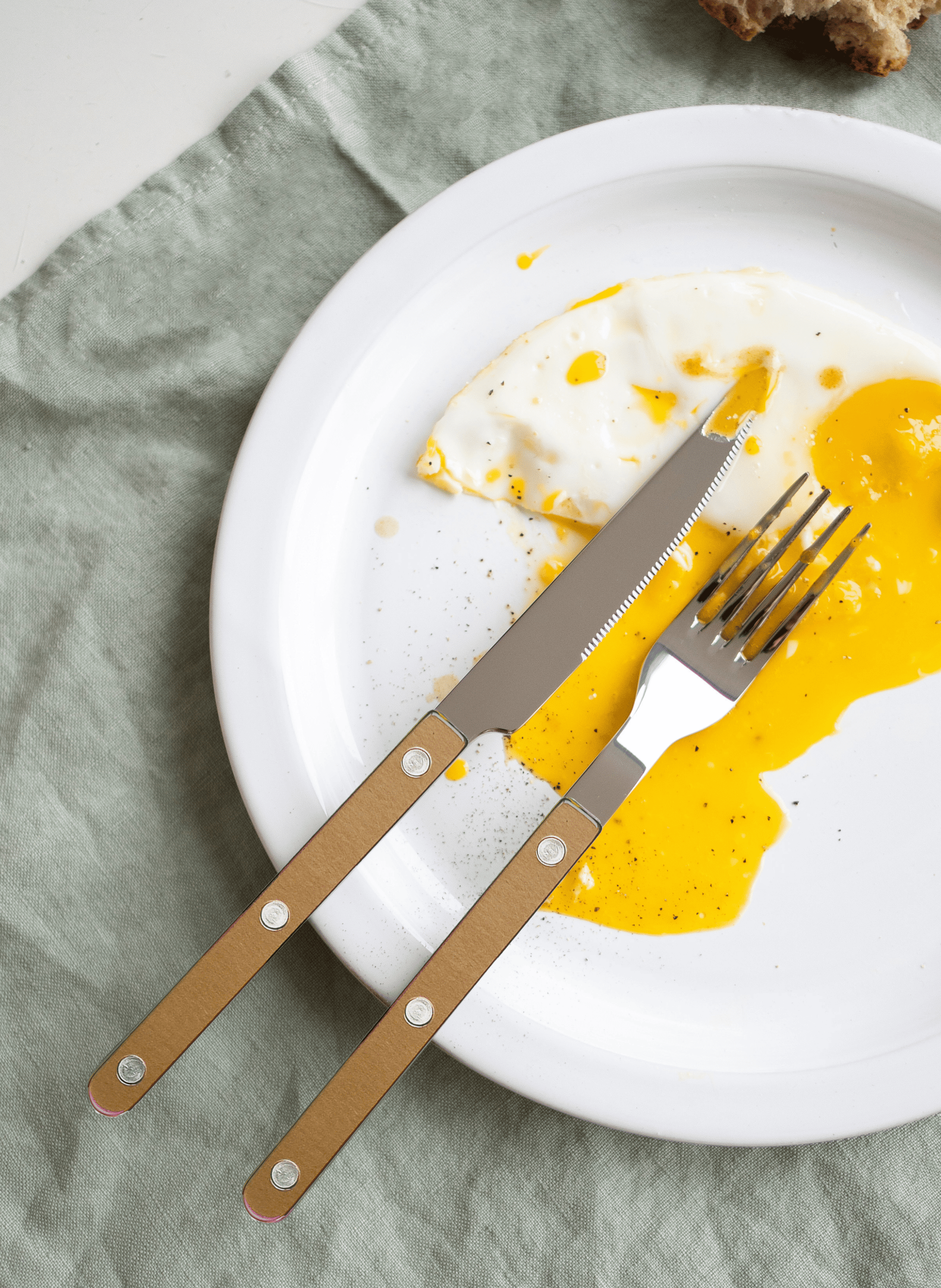 Couteau de table, bistrot pearly SABRE PARIS Marron