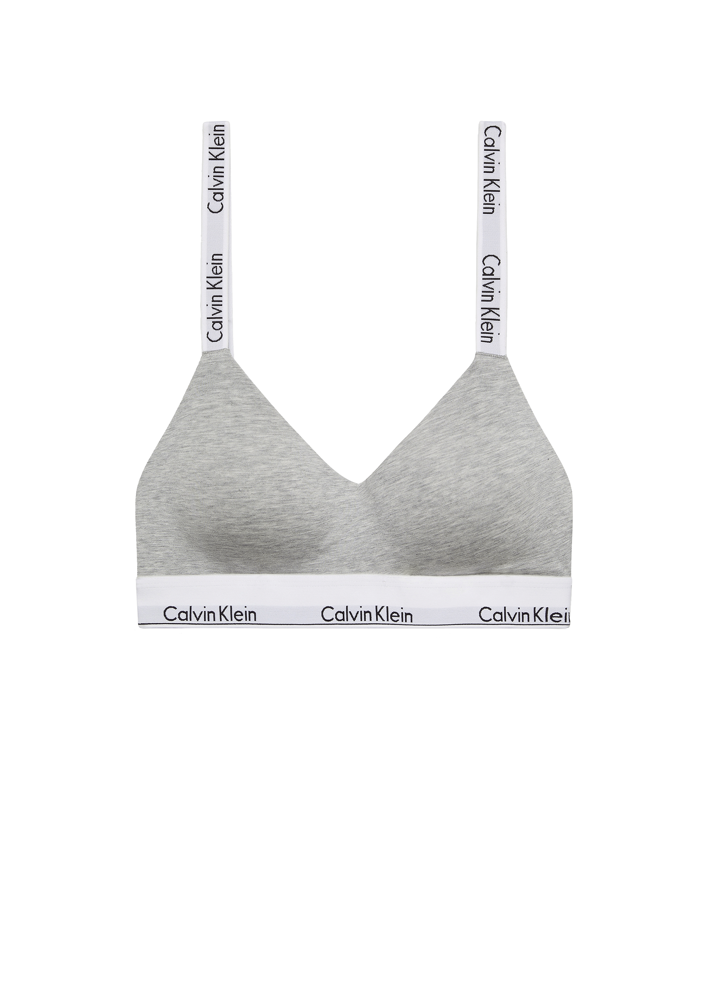 Brassière en coton mélangé CALVIN KLEIN Gris