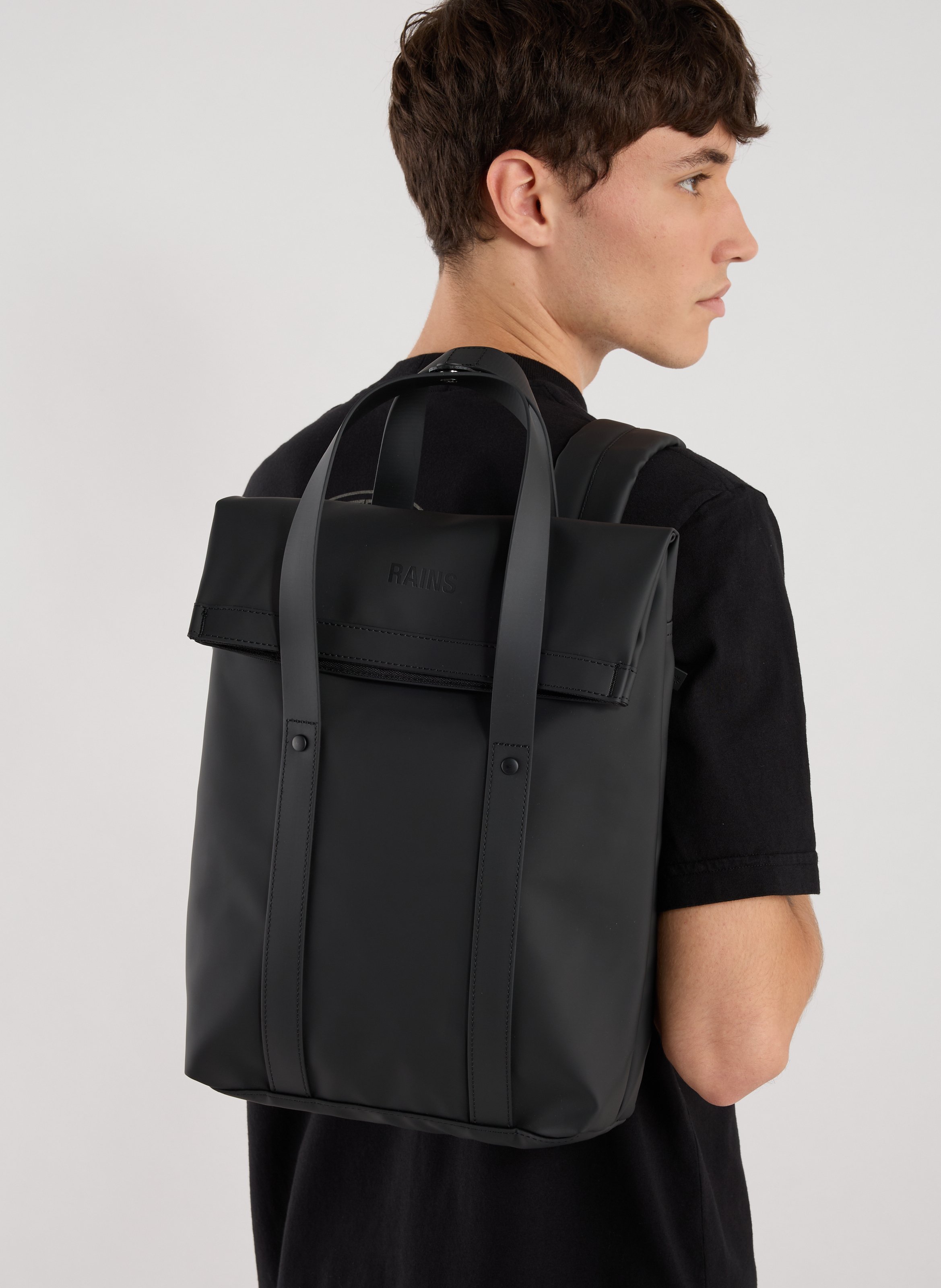 Sac à dos 2 Way Tote Mini  RAINS Noir