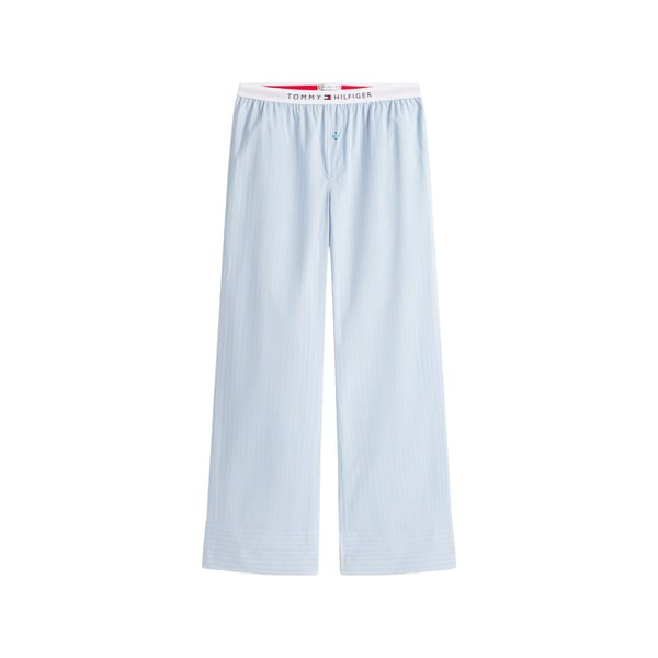 Tommy Hilfiger Pantalon De Pyjama En Popeline In Blue