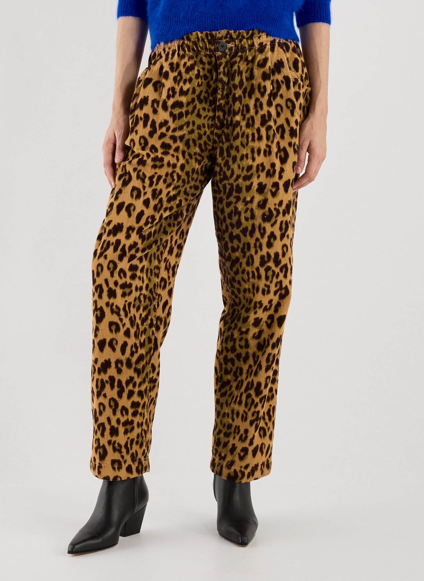 BELLEROSE Wide-leg cotton jeans Multicolour