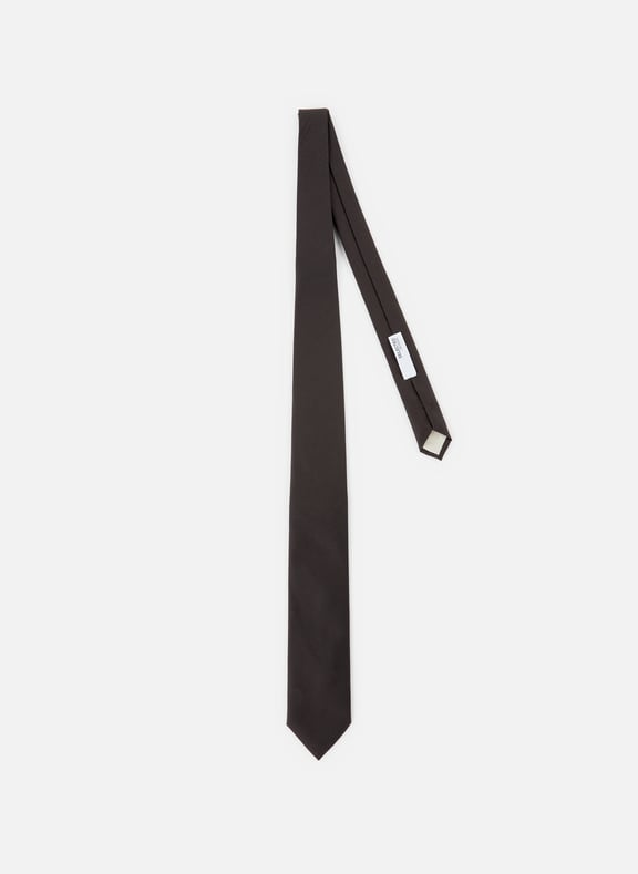 Solid tie Brown by SELECTED SELECTED Solid tie Brown