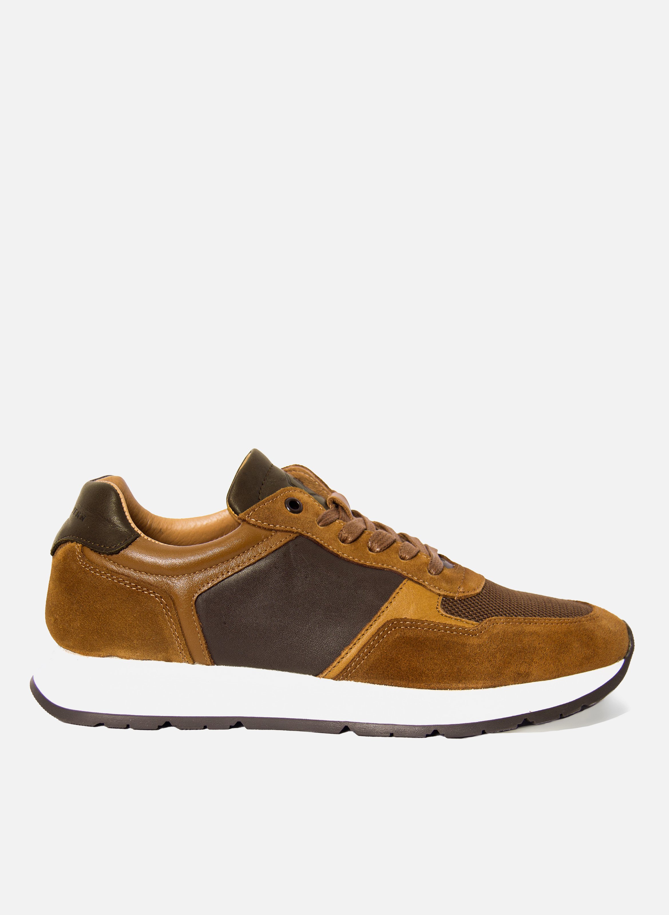 JULES & JENN Sneakers noé cuir Marron