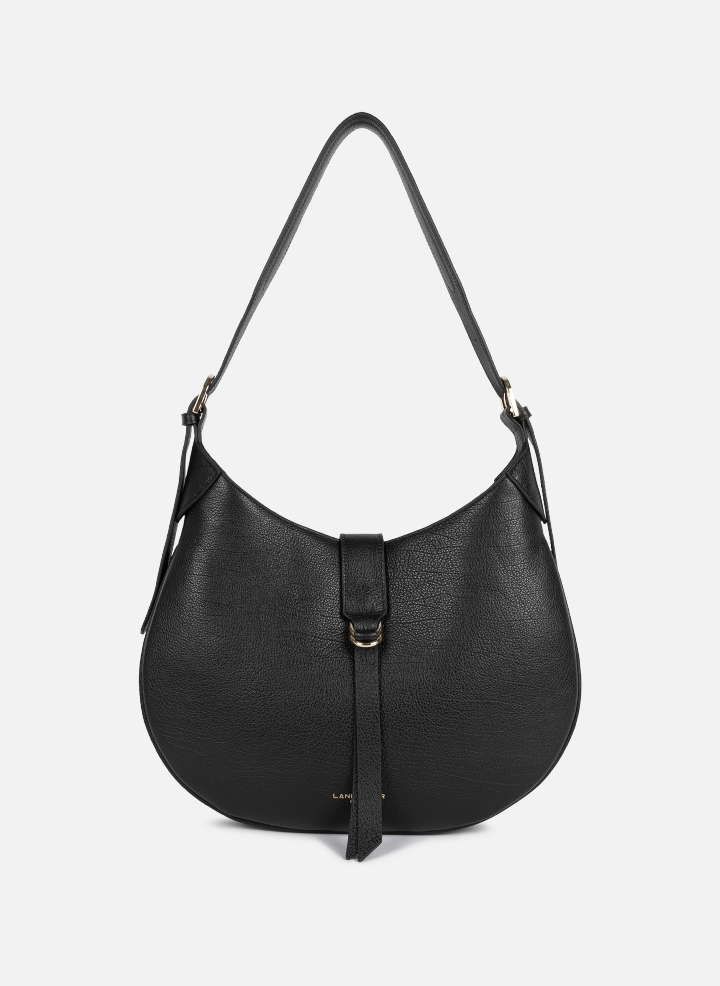 LANCASTER Sac besace - dune gaia Noir