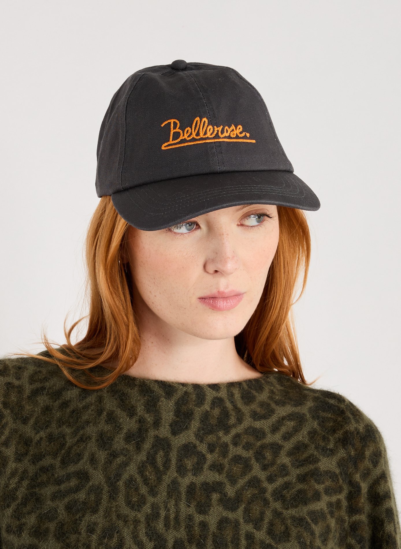 Casquette à logo BELLEROSE Gris