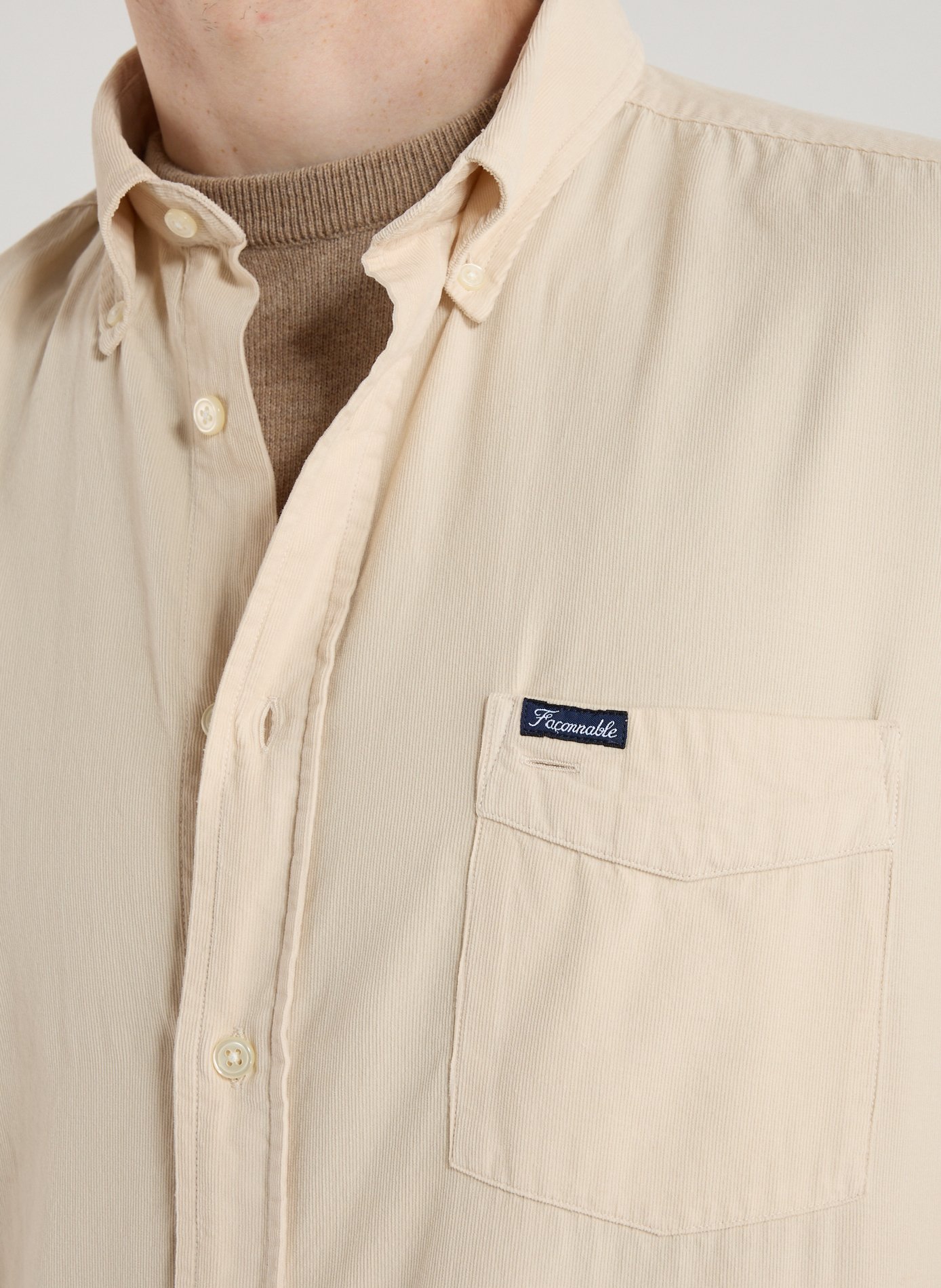  Cotton shirt FACONNABLE White