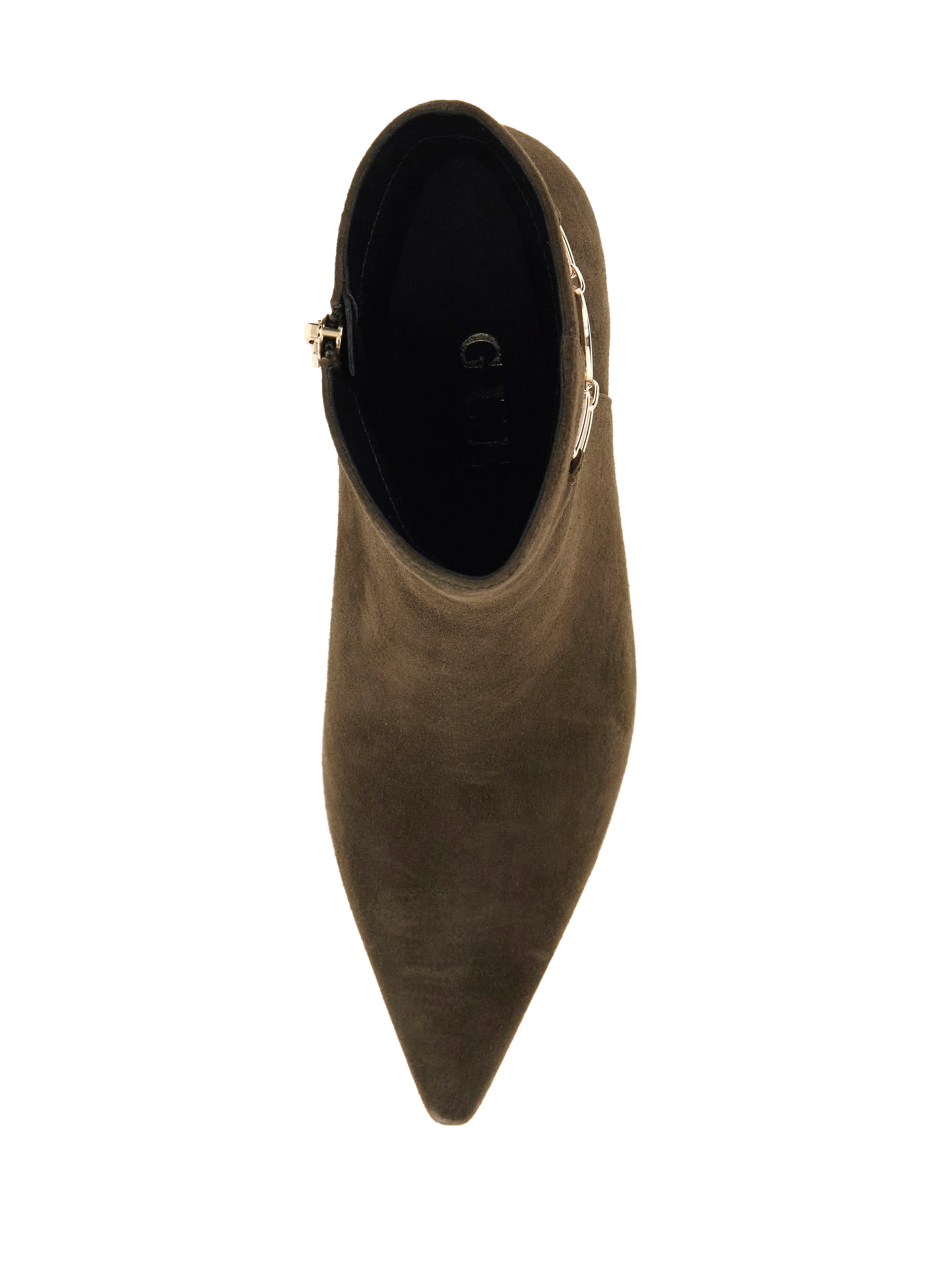 Paislie leather ankle boots GUESS Khaki